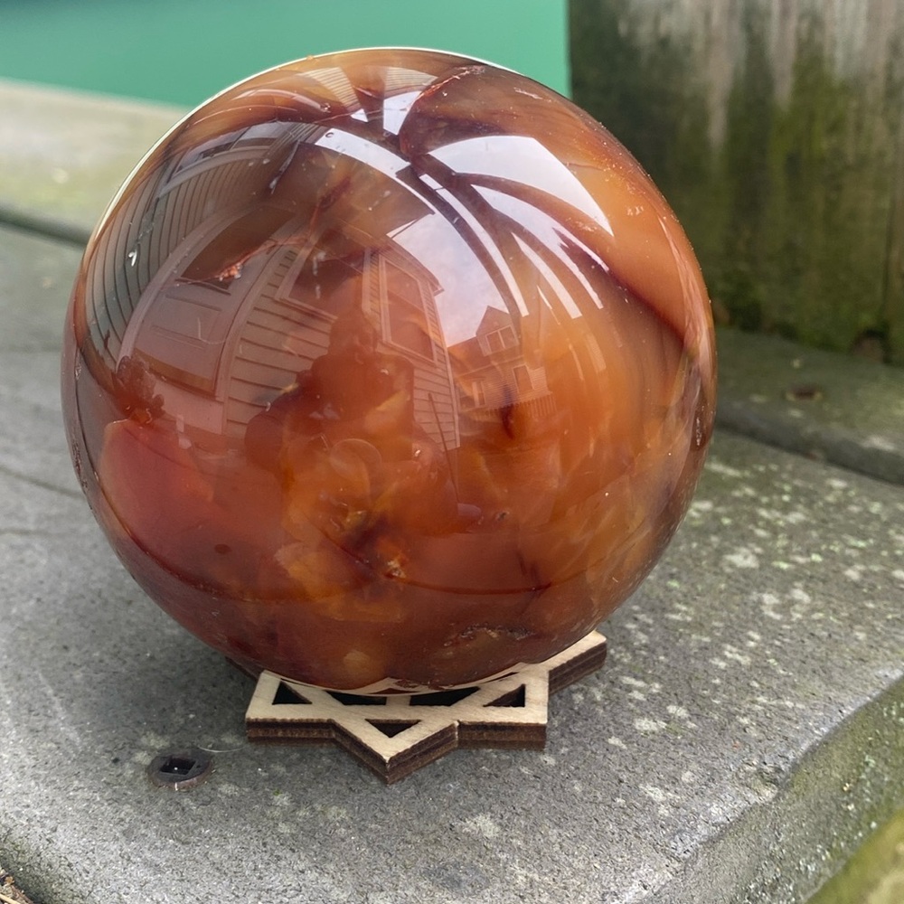 Carnelian Sphere - Picture 5 of 9